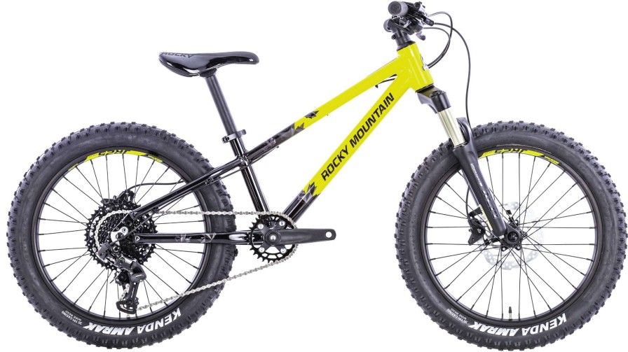 Bikes * | New Arrivals Rocky Mountain Vertex Jr 20 Bike 2022 Black/Yellow