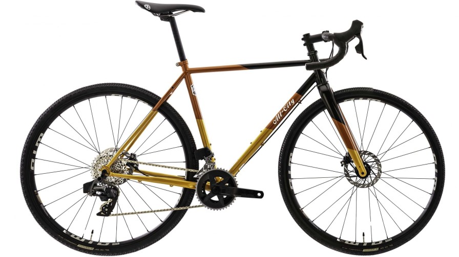 Bikes * | New Arrivals All-City Cosmic Stallion Rival Axs Wide Bike Black/Brick/Bronze