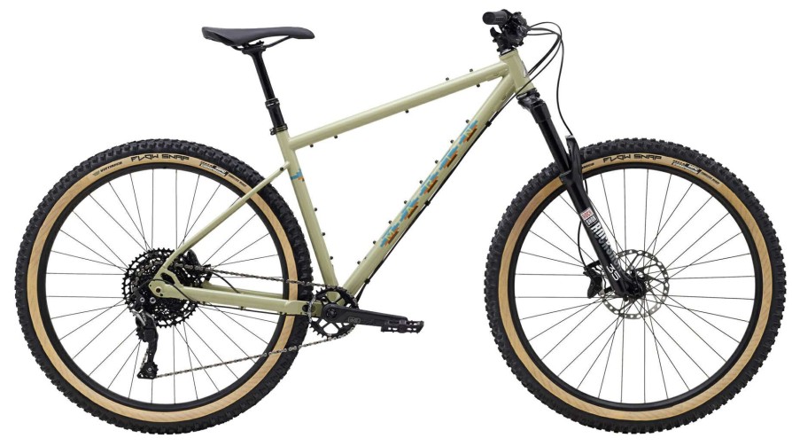 Bikes * | Opening Sales Marin Pine Mountain 2 Bike 2021 Gloss Sage Green/Teal/Orange/Brown